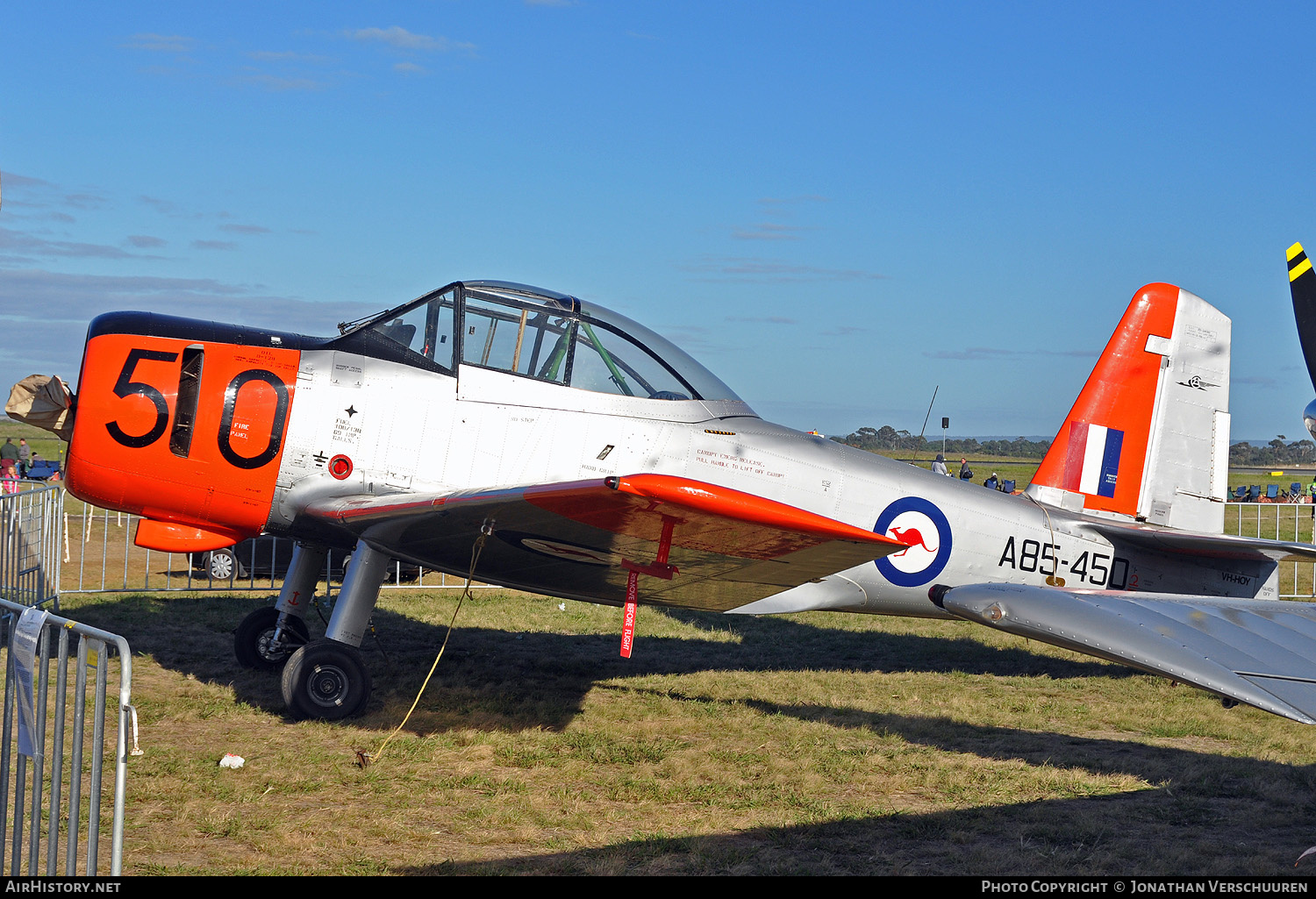 Aircraft Photo of VH-HOY / A85-450 | Commonwealth CA-25 Winjeel | Australia - Air Force | AirHistory.net #376684