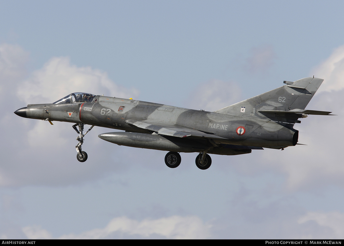 Aircraft Photo of 62 | Dassault Super Etendard Modernisé | France - Navy | AirHistory.net #376690