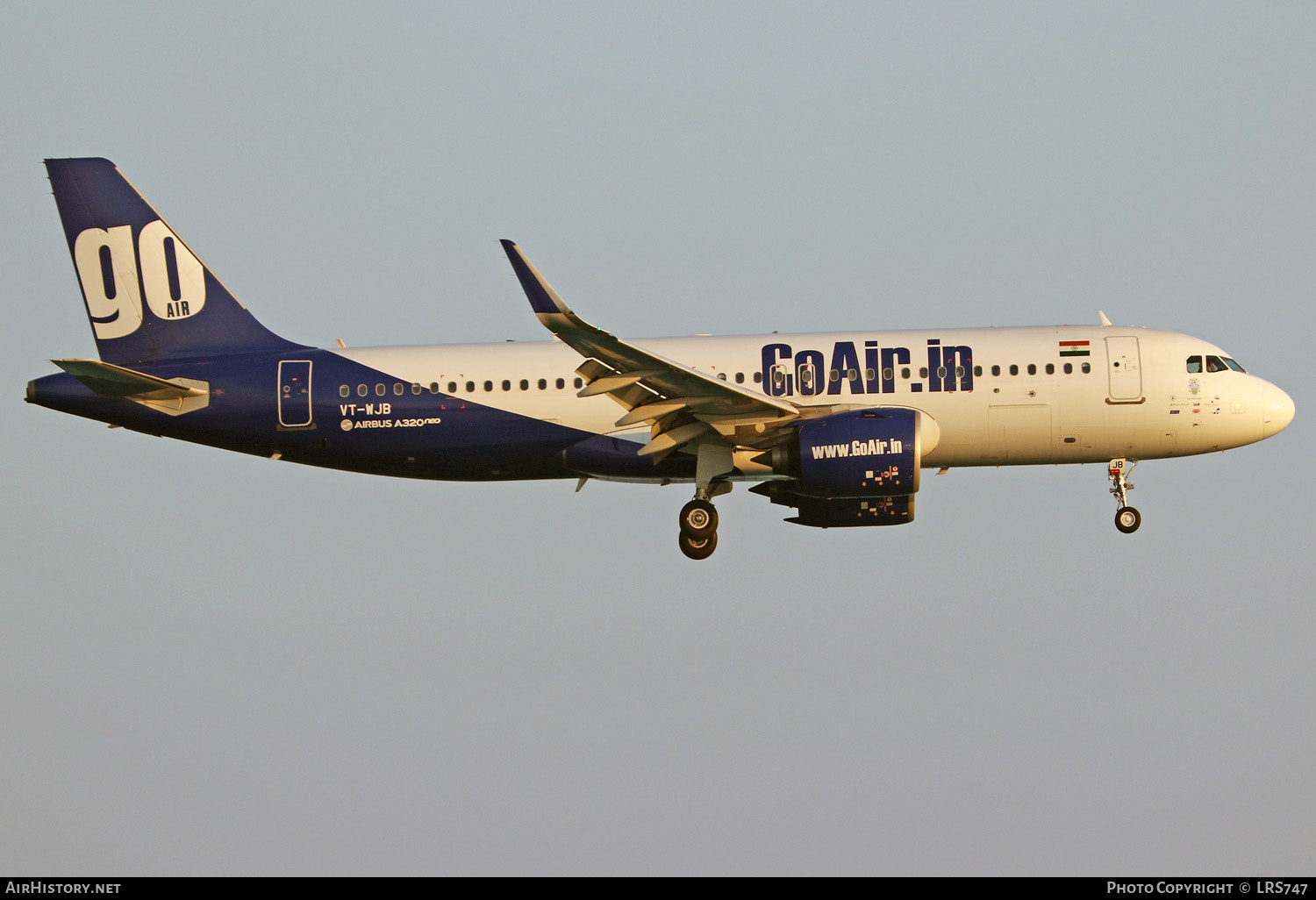 Aircraft Photo of VT-WJB | Airbus A320-271N | GoAir | AirHistory.net #376741