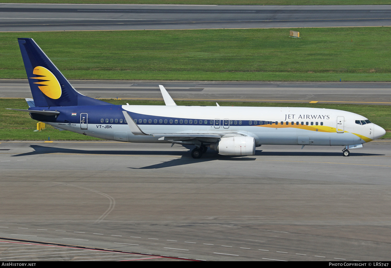 Aircraft Photo of VT-JBK | Boeing 737-85R | Jet Airways | AirHistory.net #376745