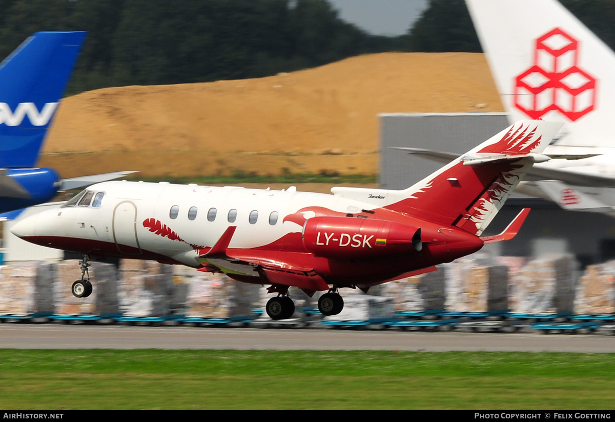 Aircraft Photo of LY-DSK | Raytheon Hawker 850XP | AirHistory.net #376770