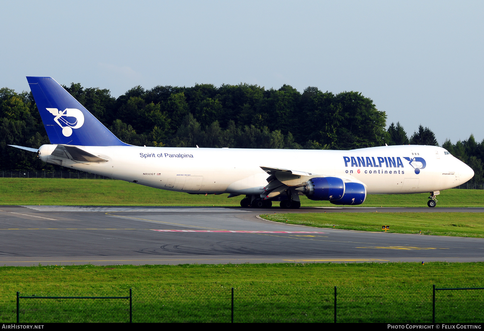 Aircraft Photo of N850GT | Boeing 747-87UF/SCD | Panalpina Welttransport | AirHistory.net #376773