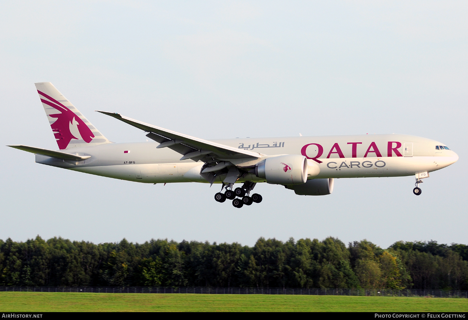 Aircraft Photo of A7-BFG | Boeing 777-FDZ | Qatar Airways Cargo | AirHistory.net #376787