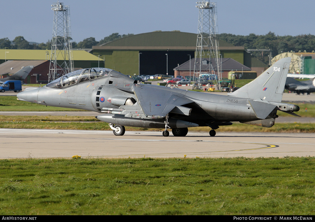 Aircraft Photo of ZH656 | British Aerospace Harrier T10 | UK - Air Force | AirHistory.net #376801