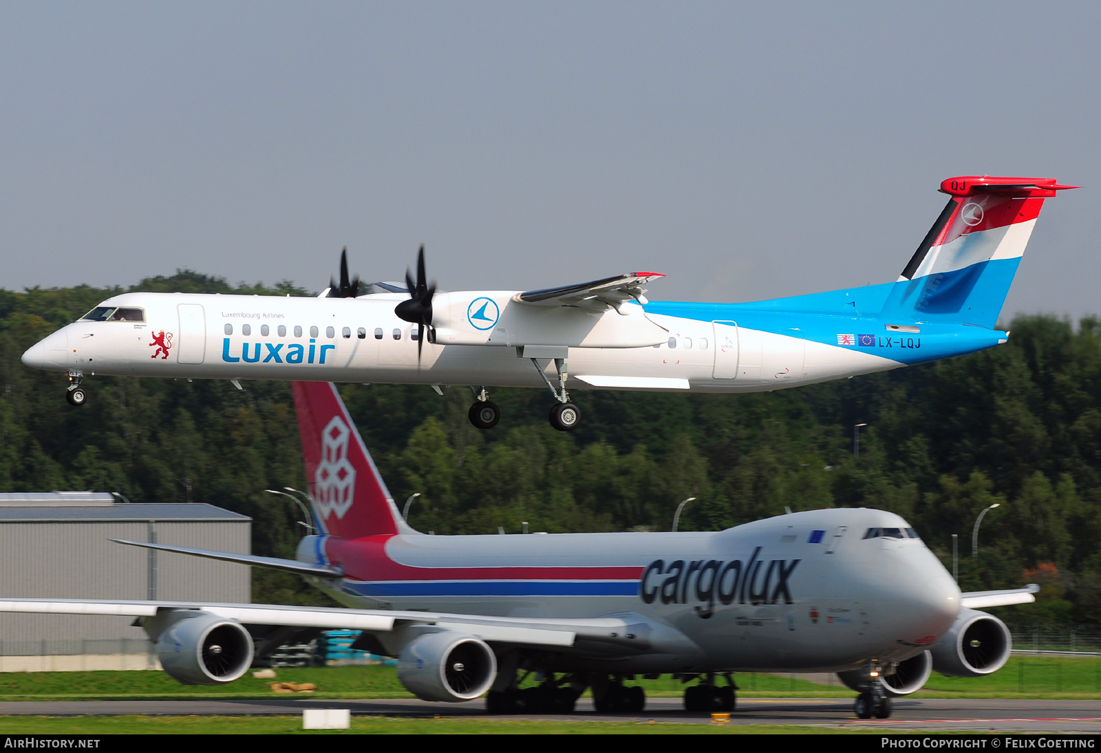 Aircraft Photo of LX-LQJ | Bombardier DHC-8-402 Dash 8 | Luxair | AirHistory.net #376807