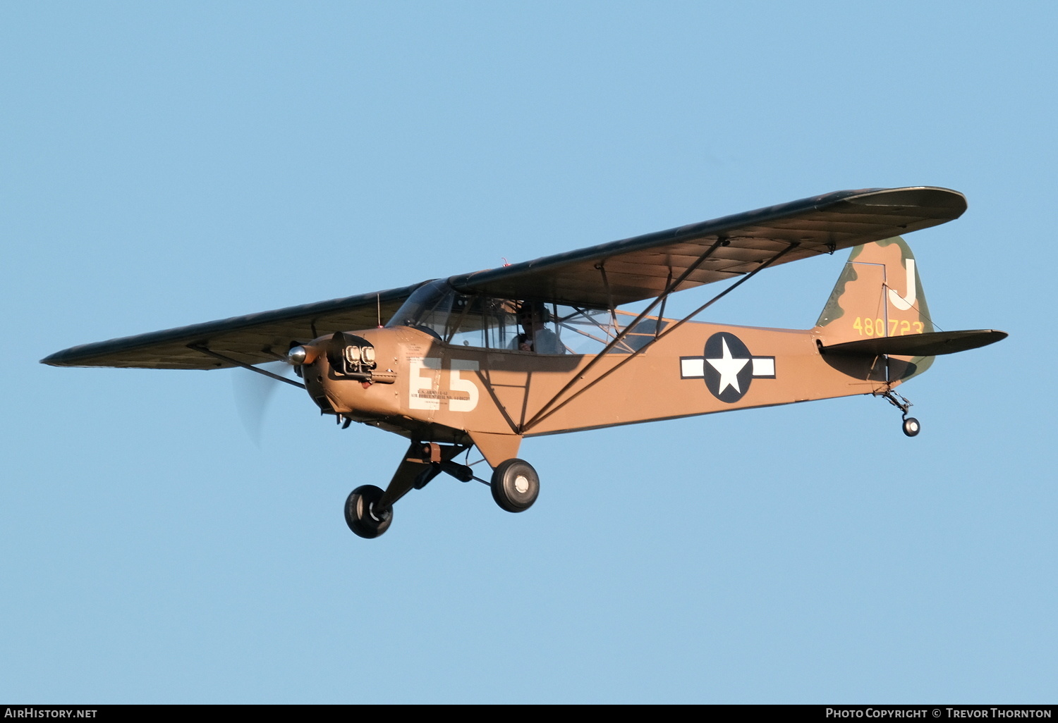 Aircraft Photo of G-BFZB / 480723 | Piper J-3C-65 Cub | USA - Air Force | AirHistory.net #376835