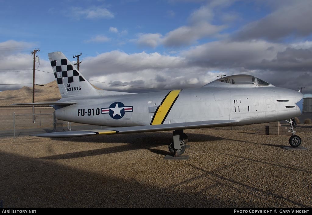 Aircraft Photo of 53-1515 / AF53-1515 | North American F-86H Sabre | USA - Air Force | AirHistory.net #376857