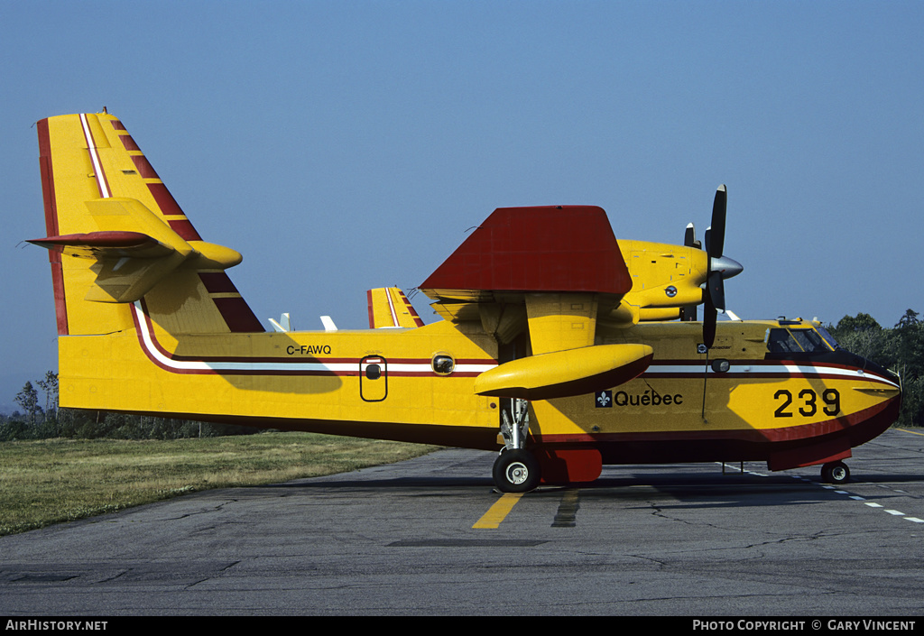 Aircraft Photo of C-FAWQ | Canadair CL-215T (CL-215-6B11) | Gouvernement du Québec | AirHistory.net #376861
