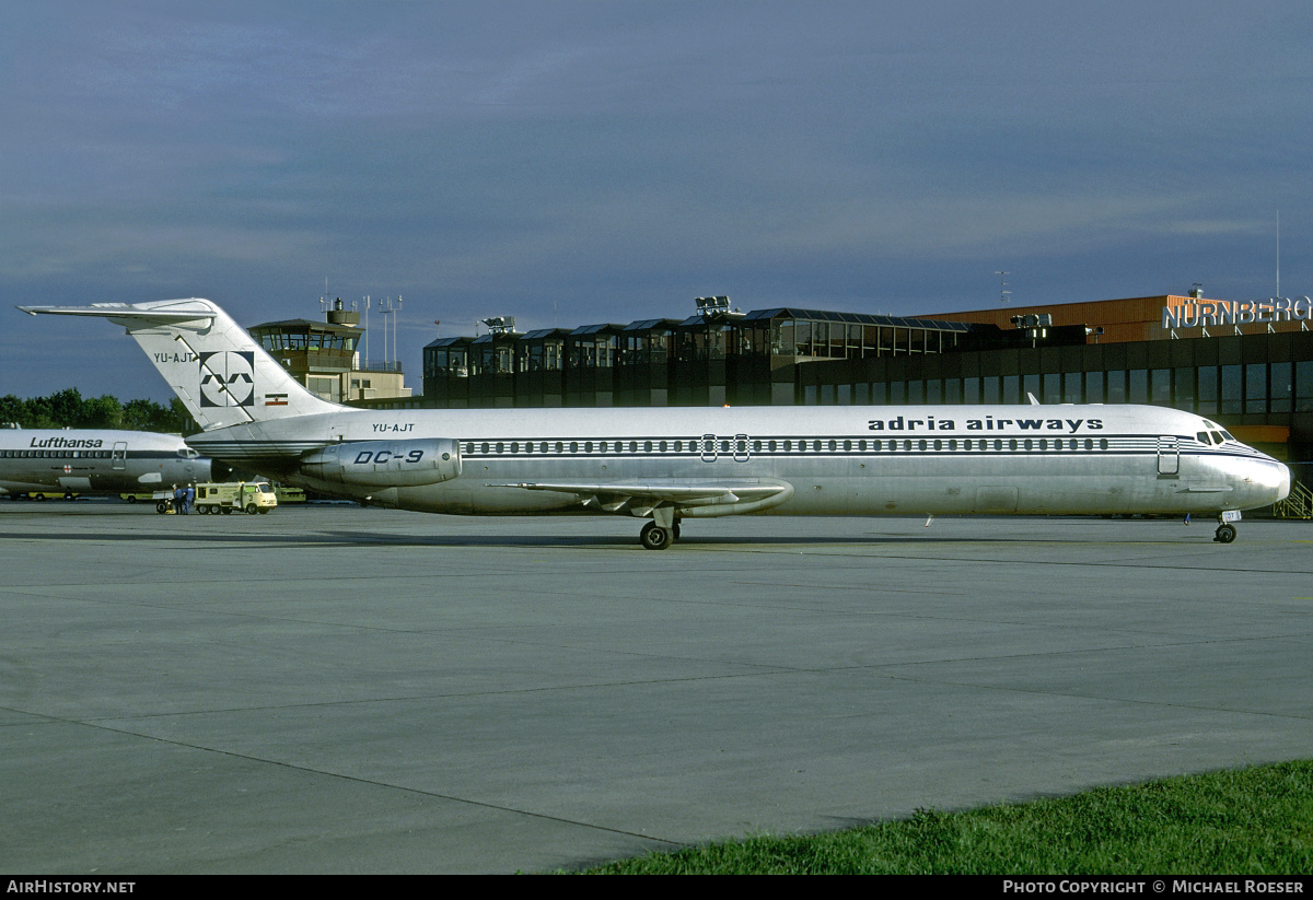 Aircraft Photo of YU-AJT | McDonnell Douglas DC-9-51 | Adria Airways | AirHistory.net #376873