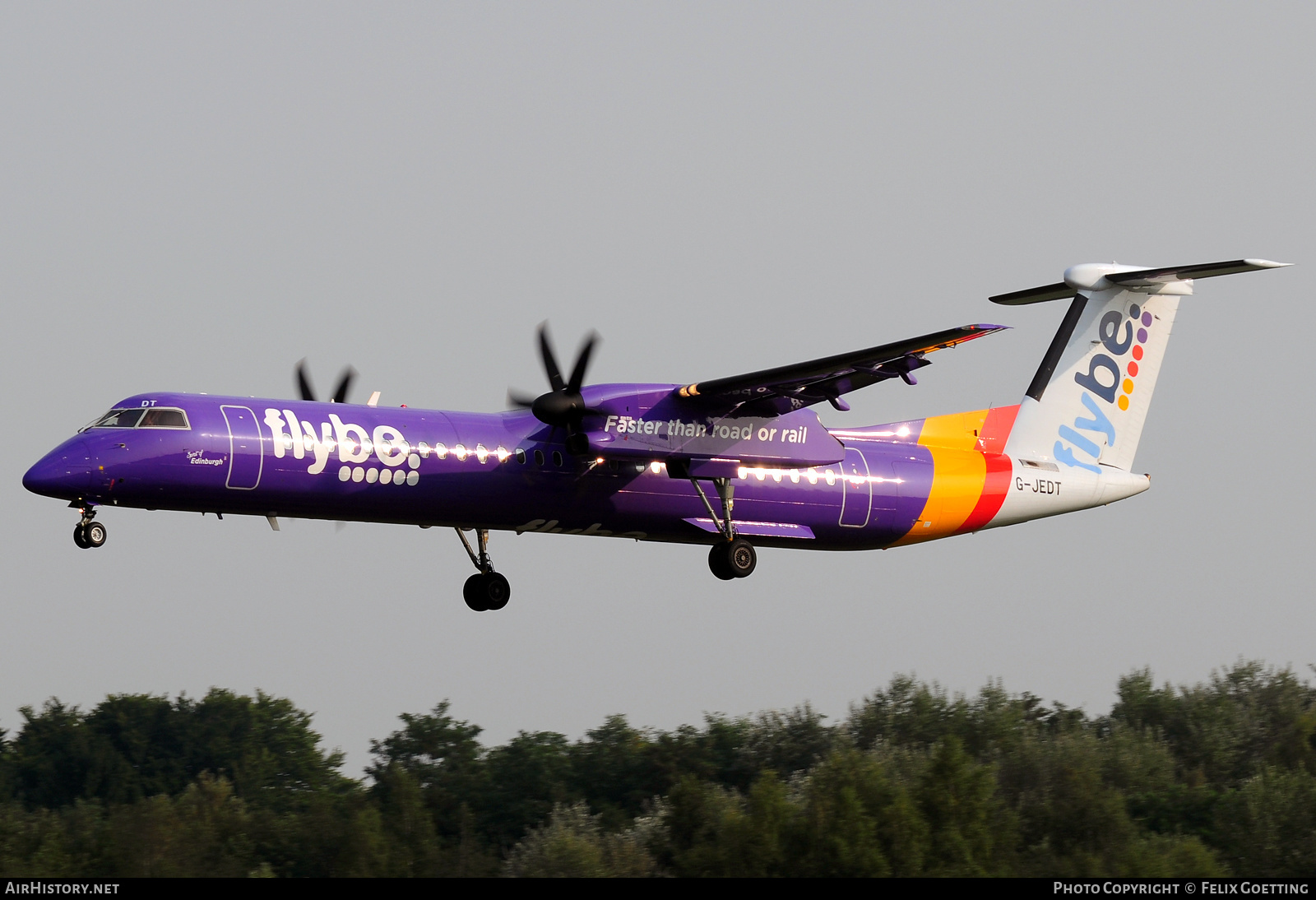Aircraft Photo of G-JEDT | Bombardier DHC-8-402 Dash 8 | Flybe | AirHistory.net #376876