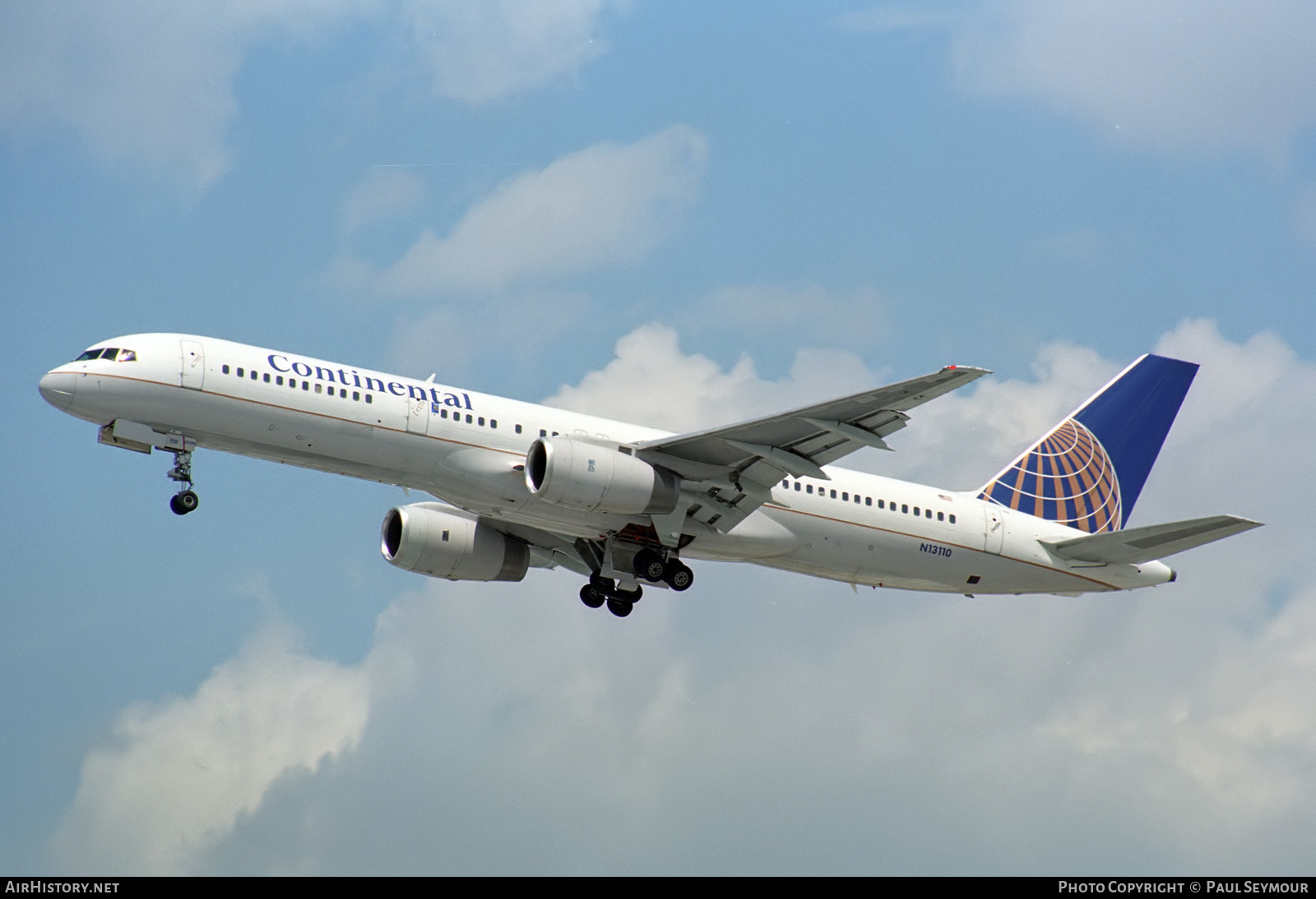 Aircraft Photo of N13110 | Boeing 757-224 | Continental Airlines | AirHistory.net #376893