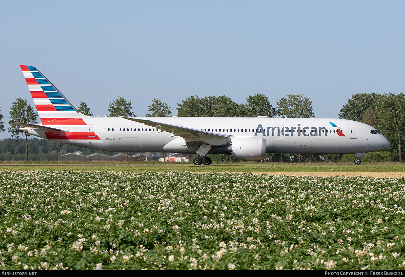 Aircraft Photo of N839AA | Boeing 787-9 Dreamliner | American Airlines | AirHistory.net #376912