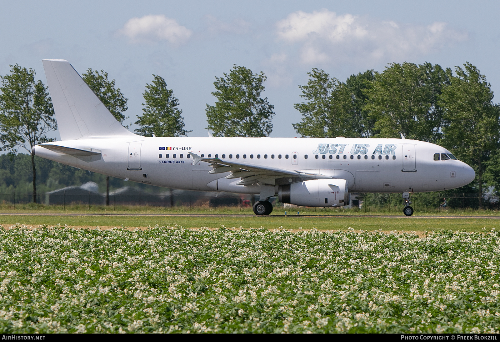 Aircraft Photo of YR-URS | Airbus A319-132 | Just Us Air | AirHistory.net #376916