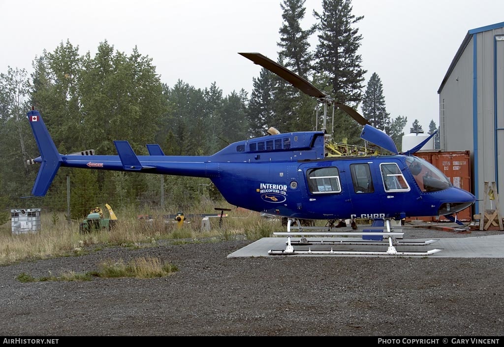 Aircraft Photo of C-GHRR | Bell 206L-4 LongRanger IV | Interior Helicopters | AirHistory.net #376942