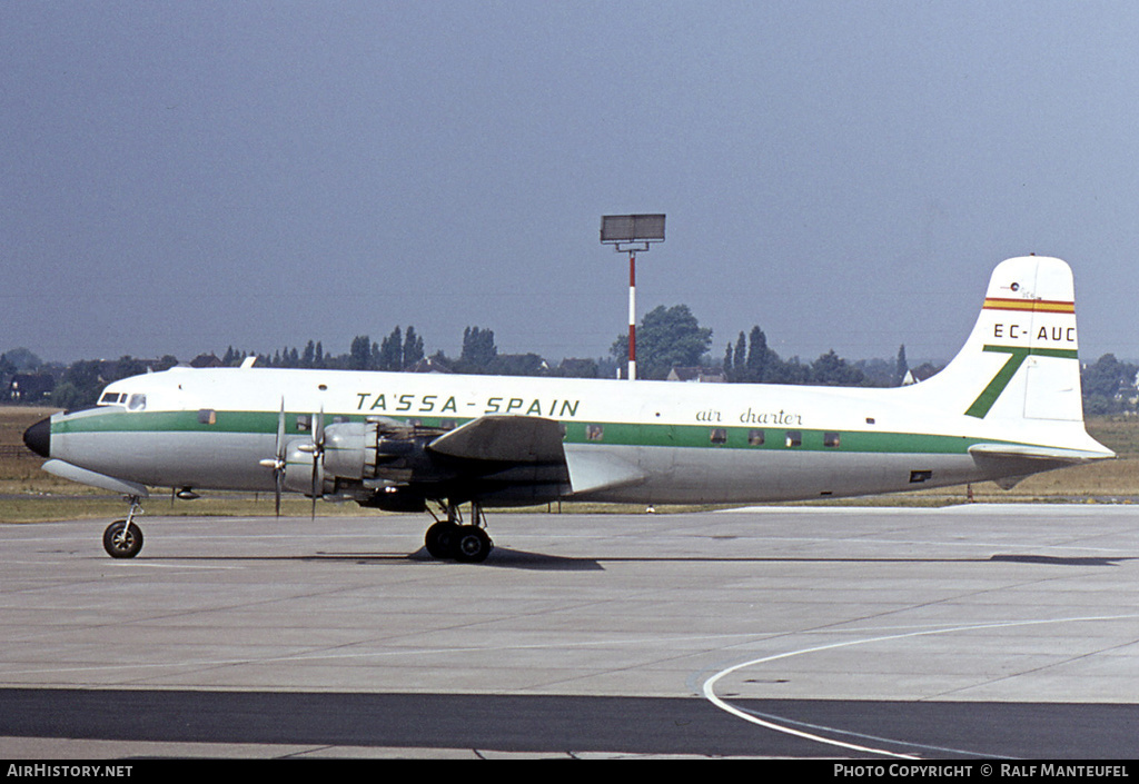 Aircraft Photo of EC-AUC | Douglas DC-6 | TASSA - Trabajos Aéreos del Sáhara | AirHistory.net #376950