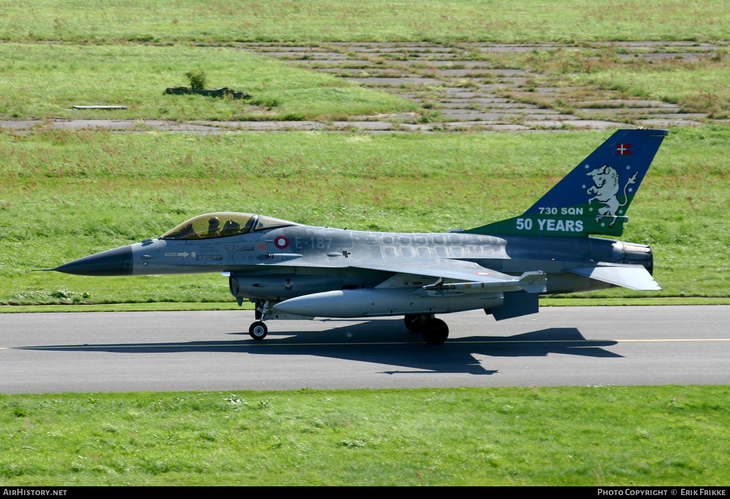 Aircraft Photo of E-187 | General Dynamics F-16AM Fighting Falcon | Denmark - Air Force | AirHistory.net #376958