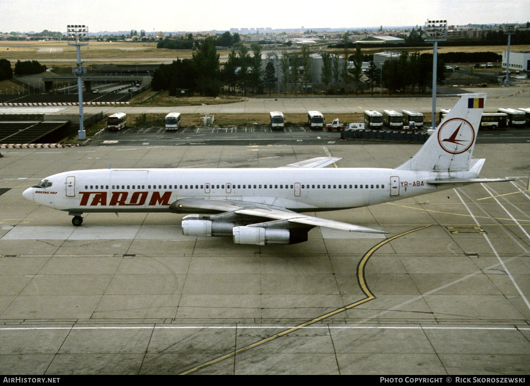 Aircraft Photo of YR-ABA | Boeing 707-3K1C | TAROM - Transporturile Aeriene Române | AirHistory.net #376959