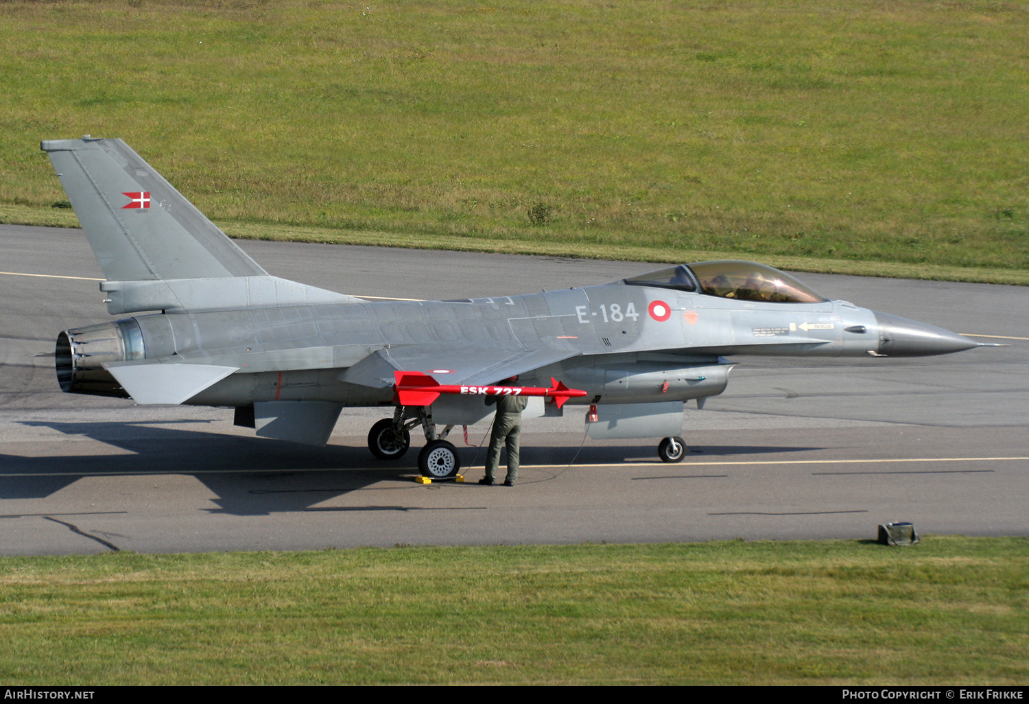 Aircraft Photo of E-184 | General Dynamics F-16AM Fighting Falcon | Denmark - Air Force | AirHistory.net #376979