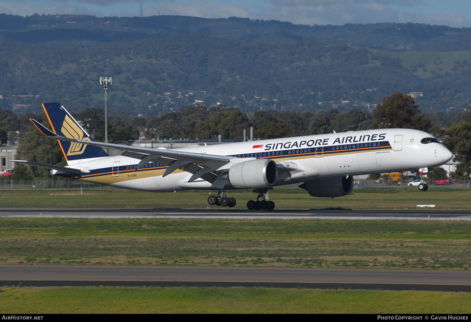 Aircraft Photo of 9V-SHD | Airbus A350-941 | Singapore Airlines | AirHistory.net #376988