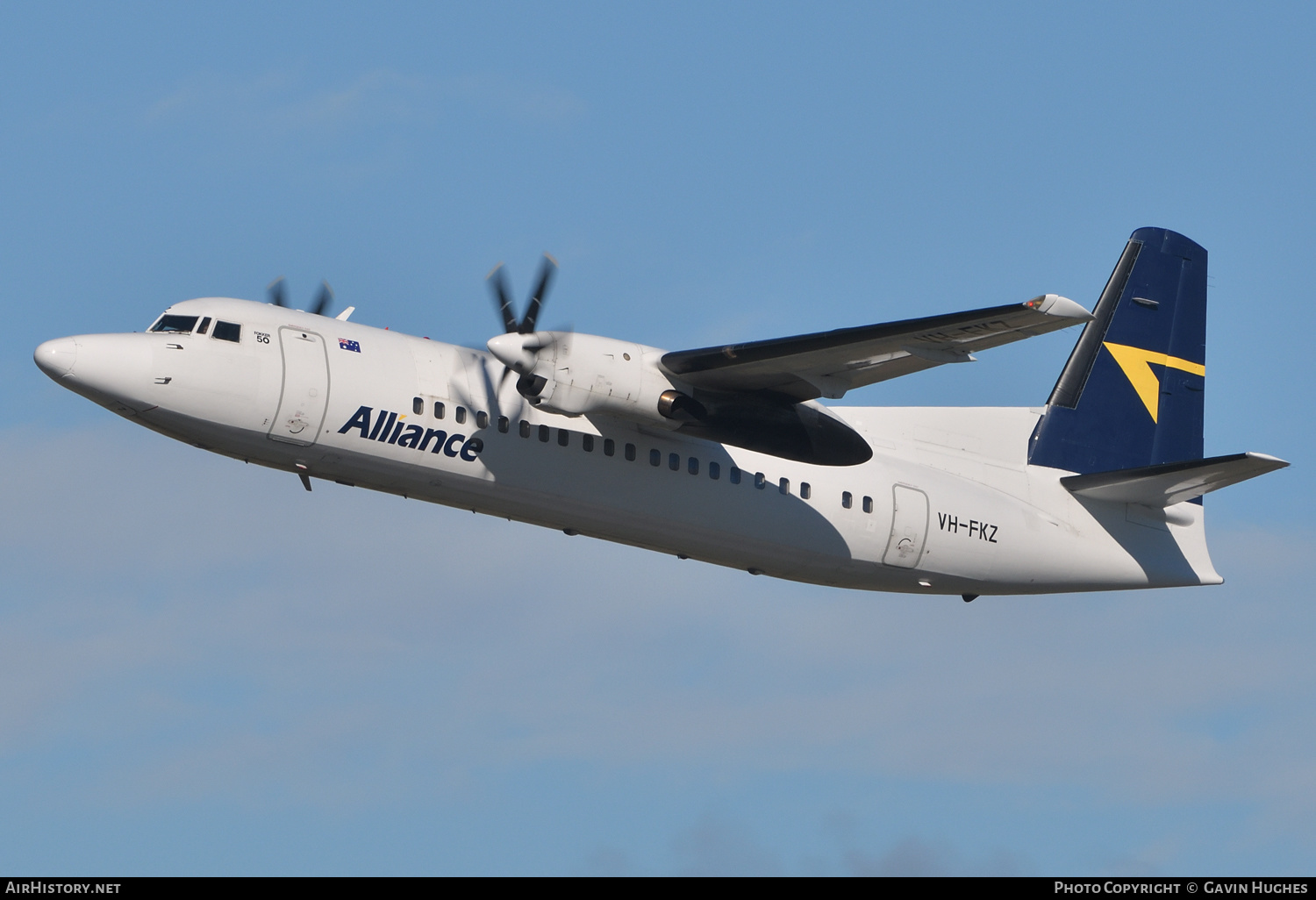 Aircraft Photo of VH-FKZ | Fokker 50 | Alliance Airlines | AirHistory.net #376991