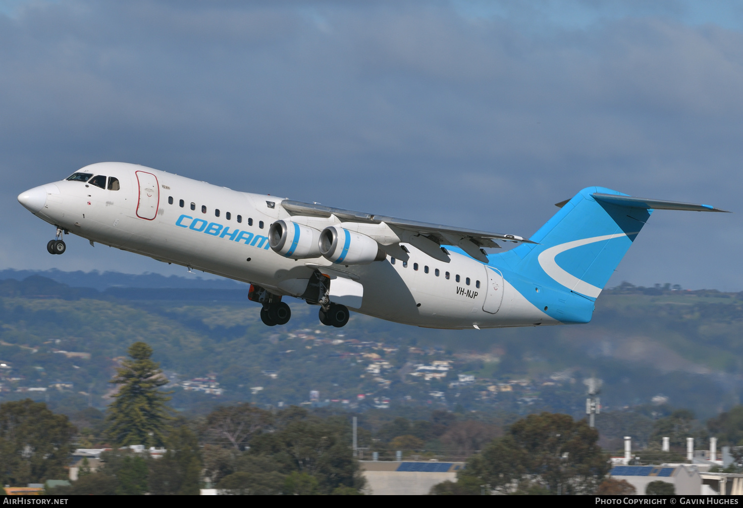 Aircraft Photo of VH-NJP | British Aerospace Avro 146-RJ100 | Cobham Aviation Services | AirHistory.net #376993