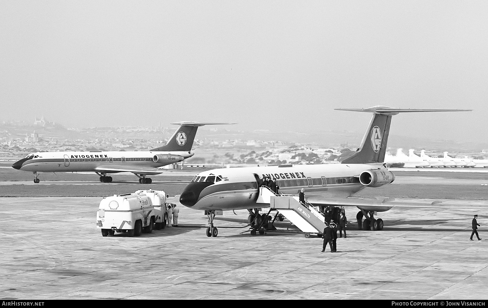 Aircraft Photo of YU-AHY | Tupolev Tu-134A | Aviogenex | AirHistory.net #377008