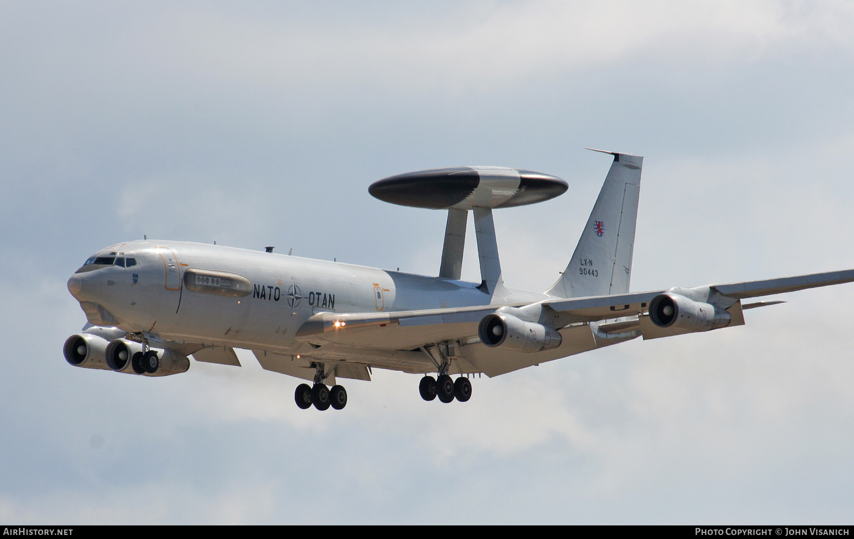 Aircraft Photo of LX-N90443 | Boeing E-3A Sentry | Luxembourg - NATO | AirHistory.net #377018