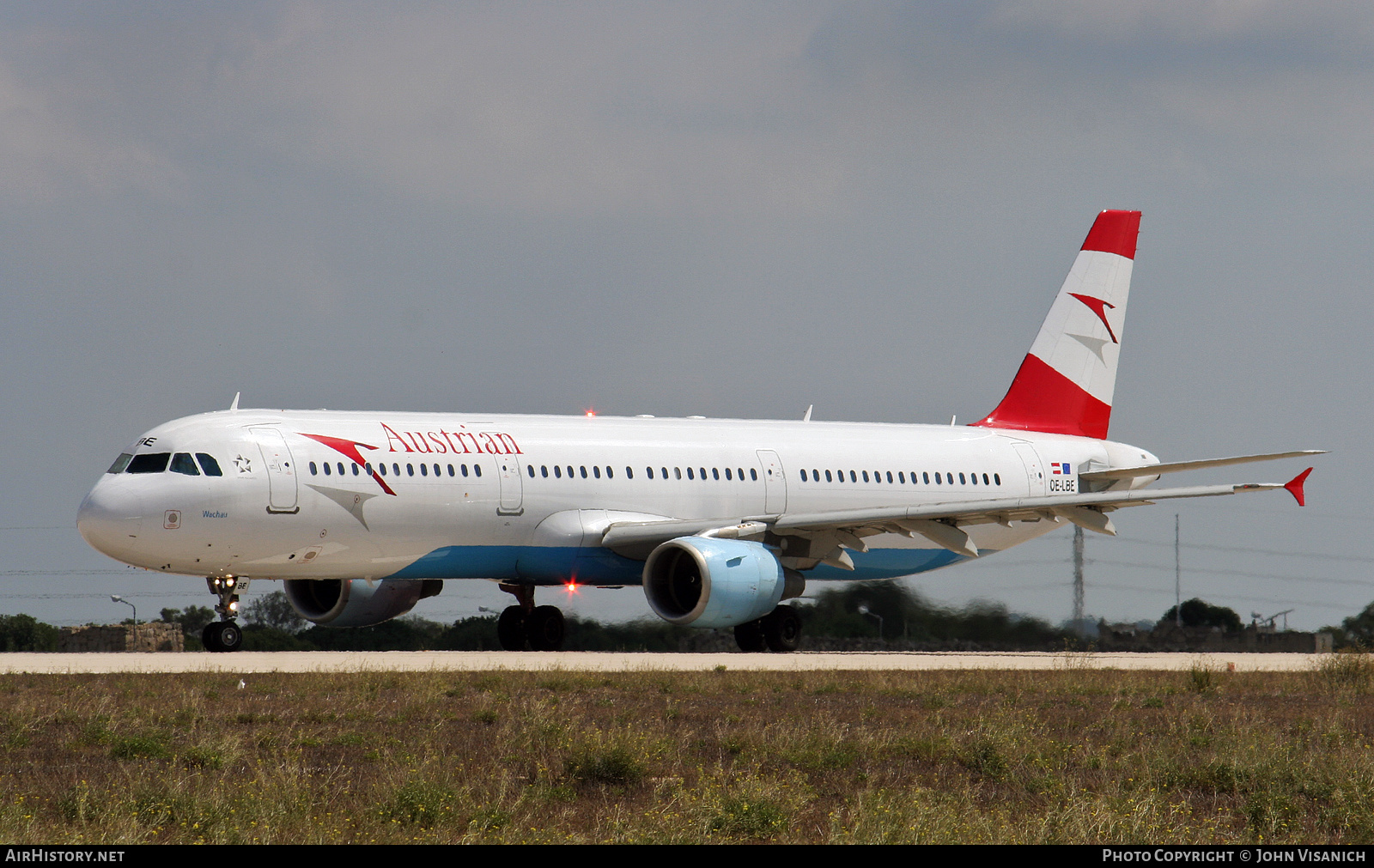 Aircraft Photo of OE-LBE | Airbus A321-211 | Austrian Airlines | AirHistory.net #377019