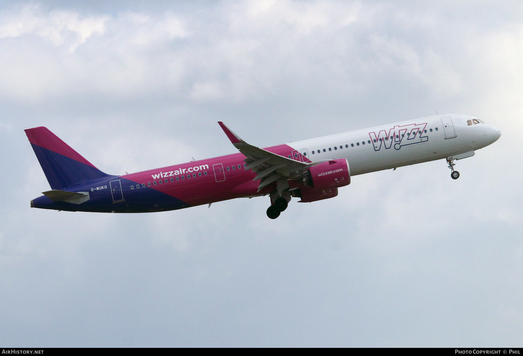 Aircraft Photo of G-WUKO | Airbus A321-271N | Wizz Air | AirHistory.net #377072