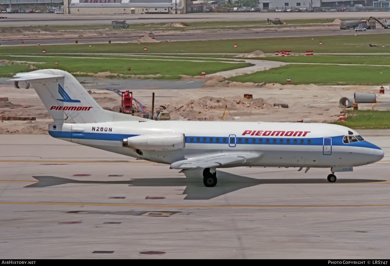Aircraft Photo of N280N | Fokker F28-1000 Fellowship | Piedmont Airlines | AirHistory.net #377078
