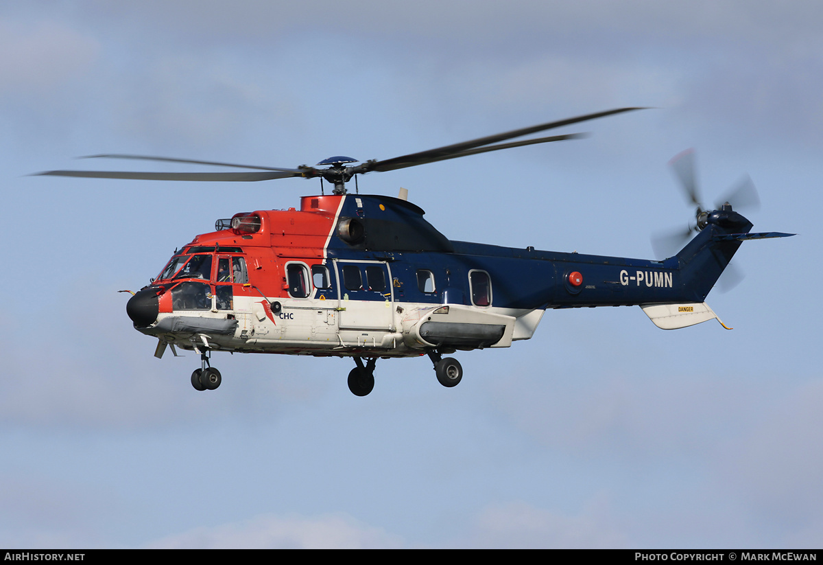 Aircraft Photo of G-PUMN | Eurocopter AS-332L2 Super Puma Mk2 | CHC Helicopters | AirHistory.net #377080