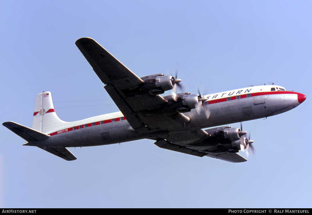 Aircraft Photo of N90778 | Douglas DC-7C | Saturn Airways | AirHistory.net #377081