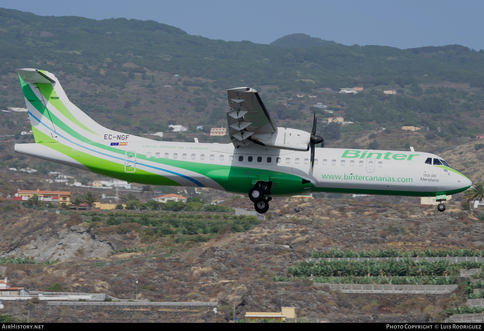 Aircraft Photo of EC-NGF | ATR ATR-72-600 (ATR-72-212A) | Binter Canarias | AirHistory.net #377089