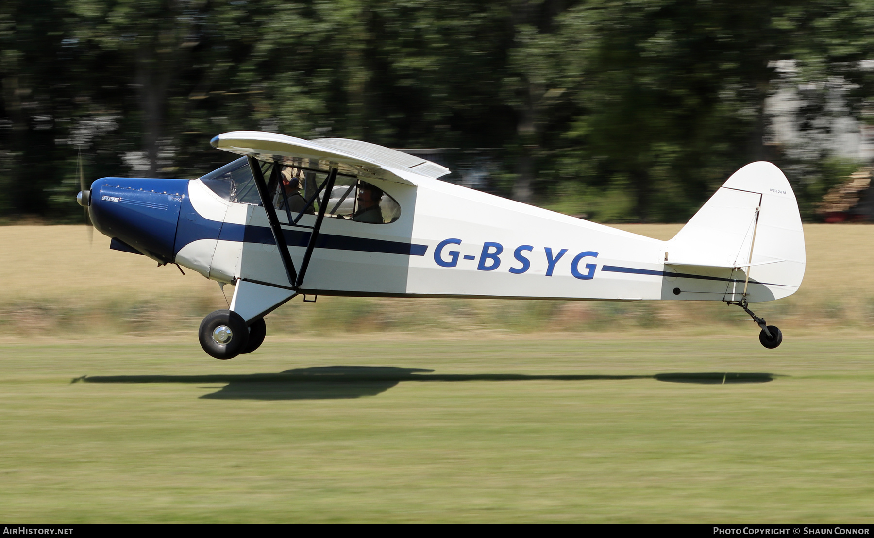 Aircraft Photo of G-BSYG | Piper PA-12 Super Cruiser | AirHistory.net #377132