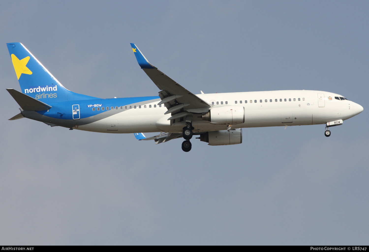 Aircraft Photo of VP-BOW | Boeing 737-8Q8 | Nordwind Airlines | AirHistory.net #377168