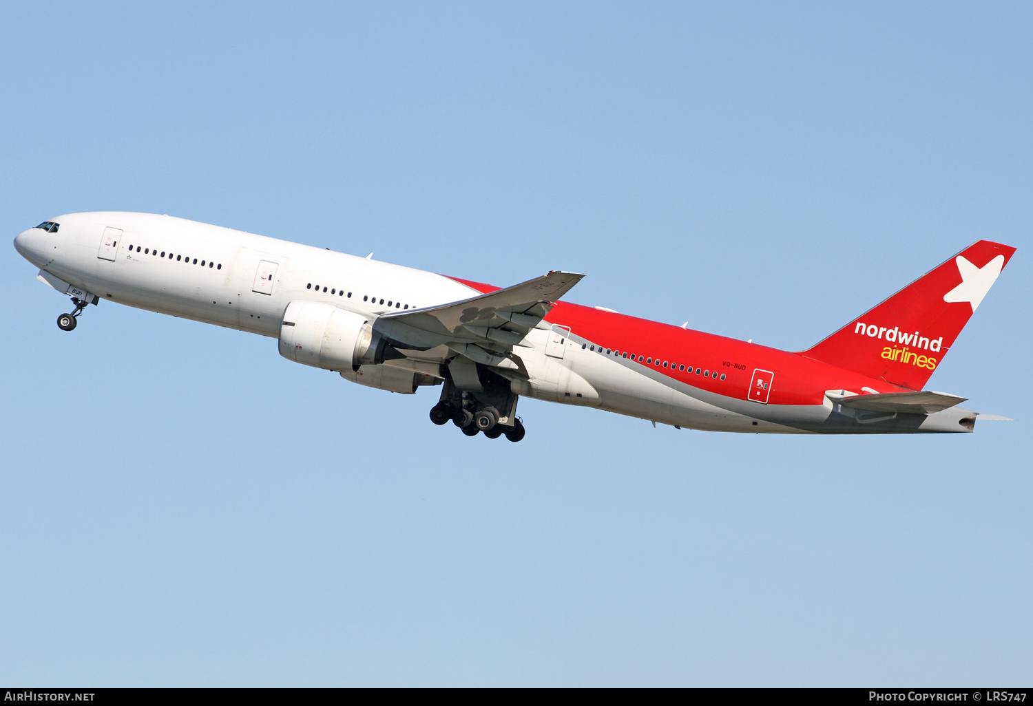 Aircraft Photo of VQ-BUD | Boeing 777-2Q8/ER | Nordwind Airlines | AirHistory.net #377170