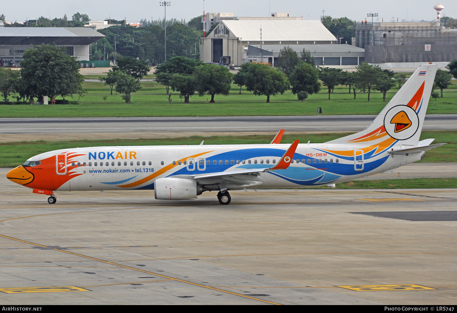 Aircraft Photo of HS-DBW | Boeing 737-88L | Nok Air | AirHistory.net #377179