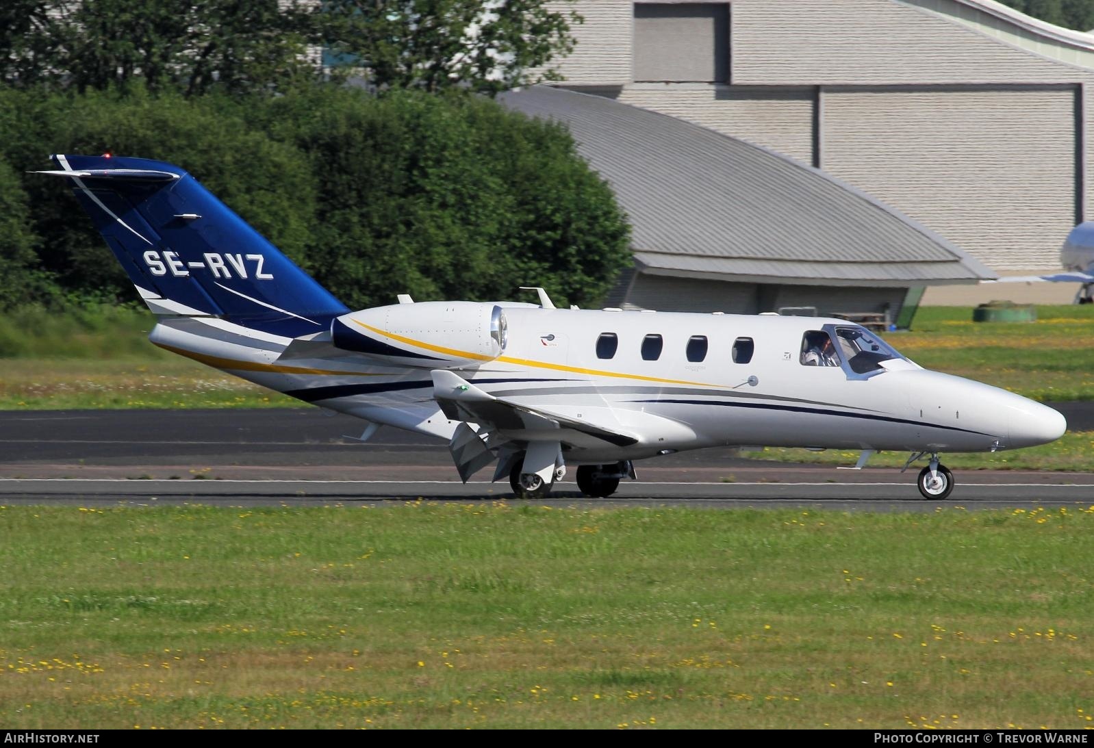 Aircraft Photo of SE-RVZ | Cessna 525 CitationJet M2 | AirHistory.net #377203