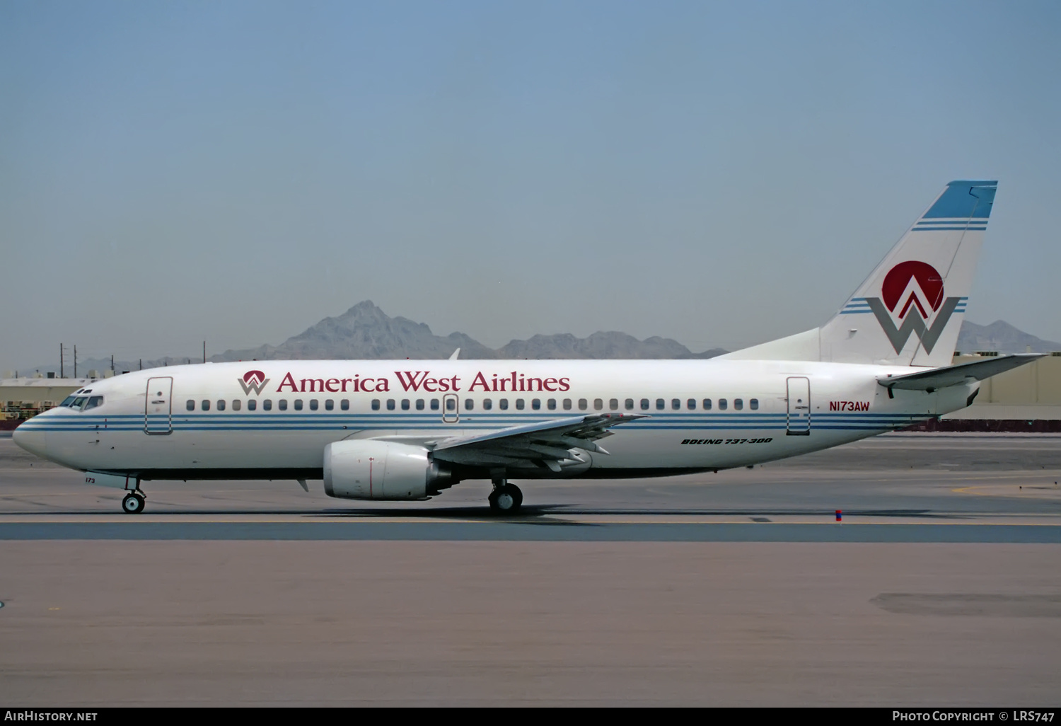 Aircraft Photo of N173AW | Boeing 737-33A | America West Airlines | AirHistory.net #377218
