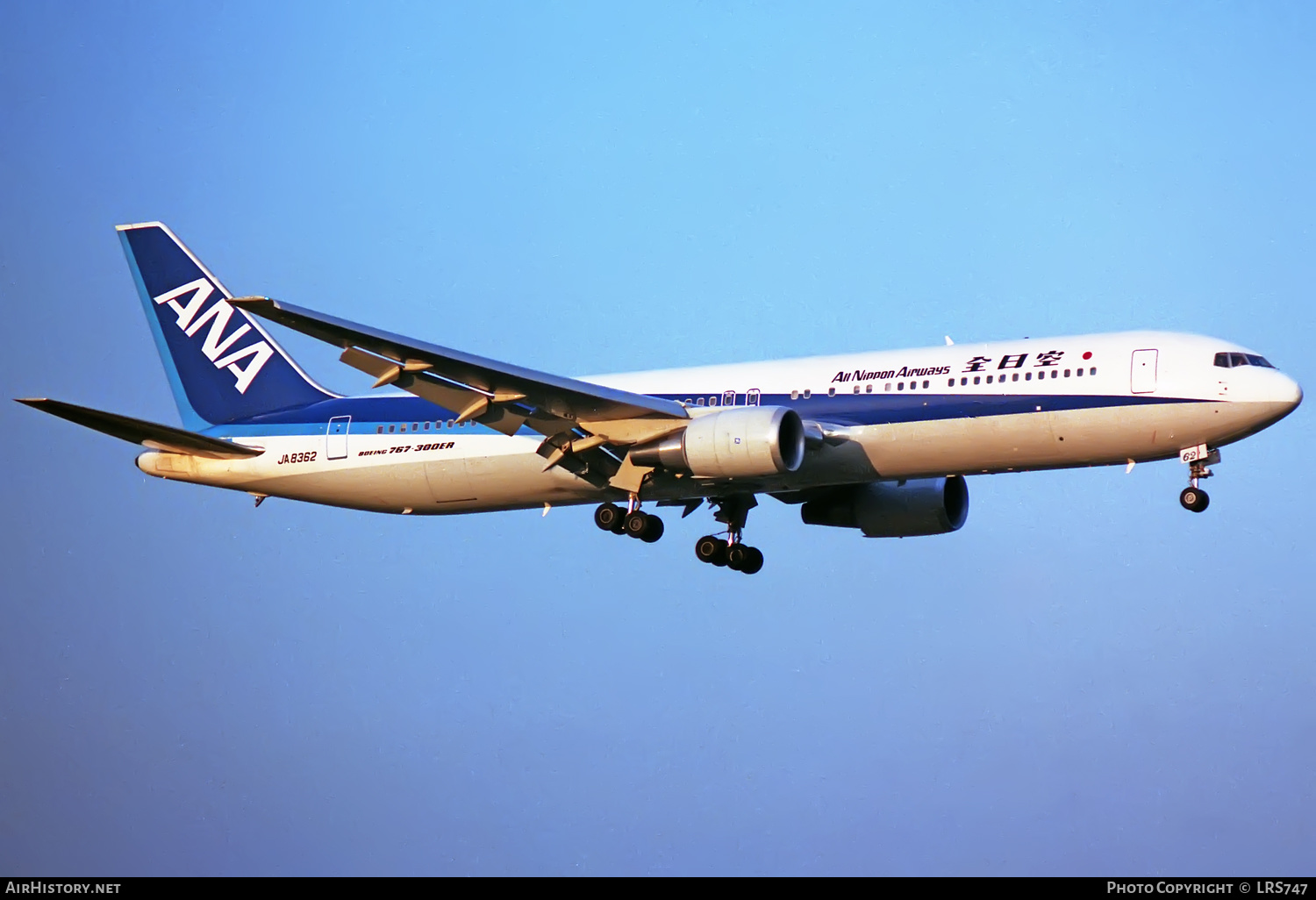 Aircraft Photo of JA8362 | Boeing 767-381/ER | All Nippon Airways - ANA | AirHistory.net #377239
