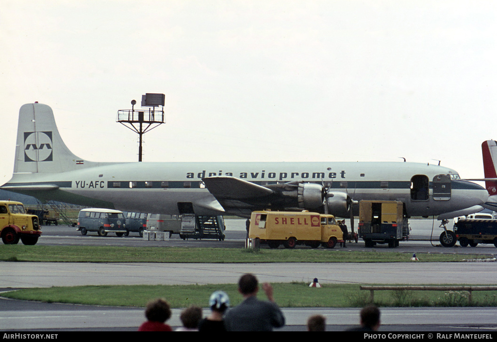 Aircraft Photo of YU-AFC | Douglas DC-6B | Adria Airways | AirHistory.net #377271