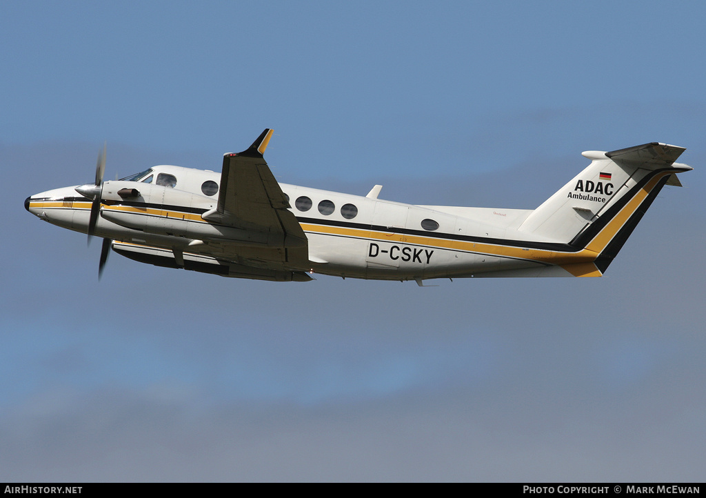 Aircraft Photo of D-CSKY | Beech Super King Air 350 (B300) | ADAC Luftrettung | AirHistory.net #377272