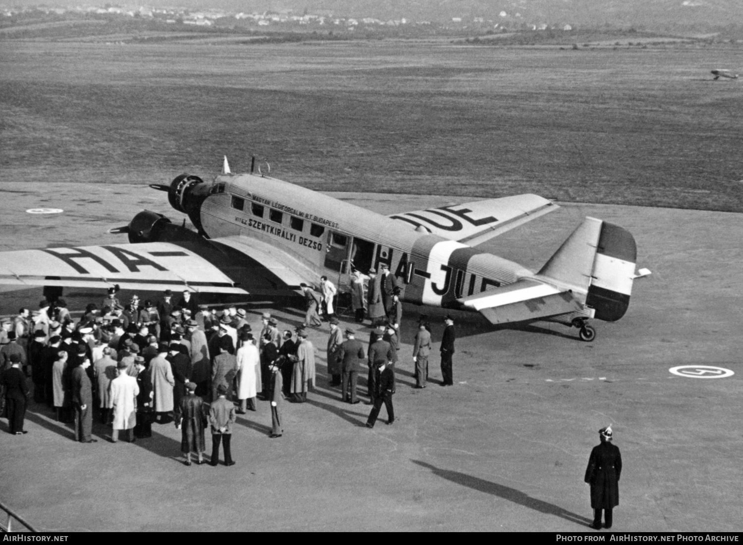 Aircraft Photo of HA-JUE | Junkers Ju 52/3m g7e | Malért - Magyar Légiforgalmi | AirHistory.net #377283