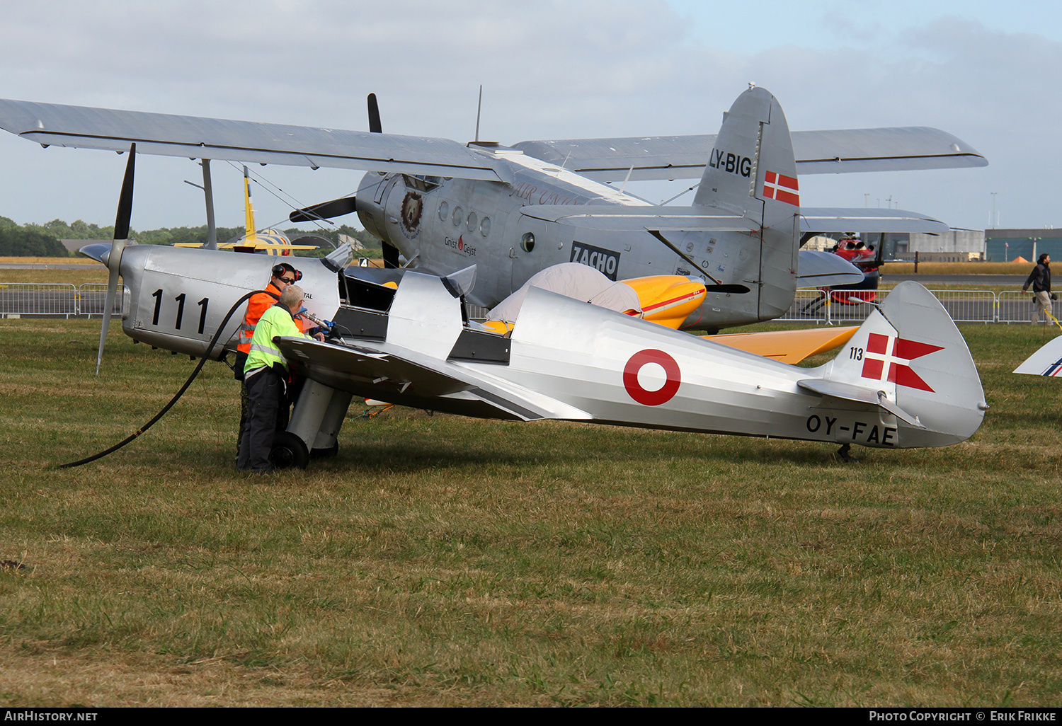 Aircraft Photo of OY-FAE / 11-111 | SAI KZ-II Trainer | Denmark - Air Force | AirHistory.net #377284