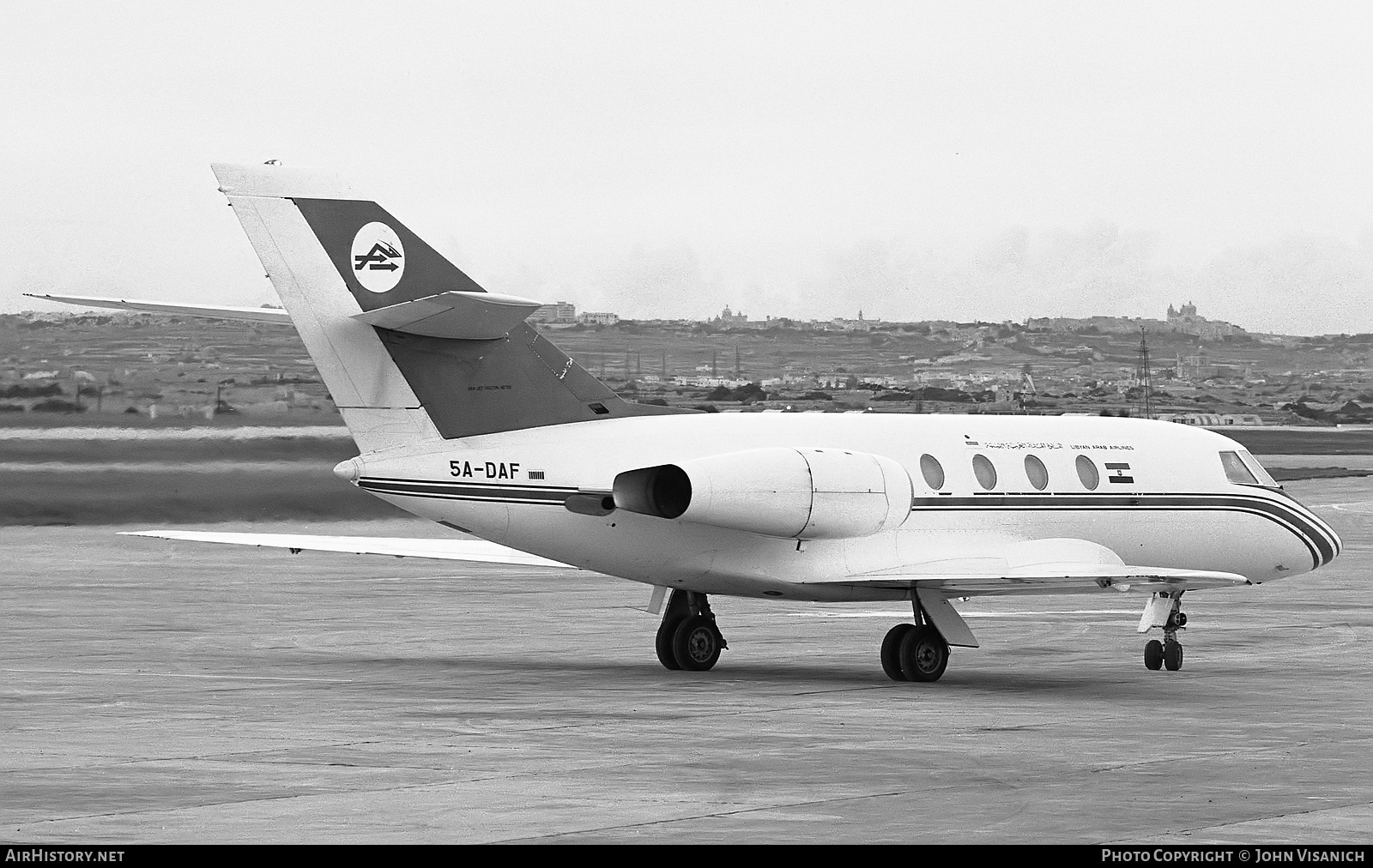 Aircraft Photo of 5A-DAF | Dassault Falcon 20C | Libyan Arab Airlines | AirHistory.net #377297