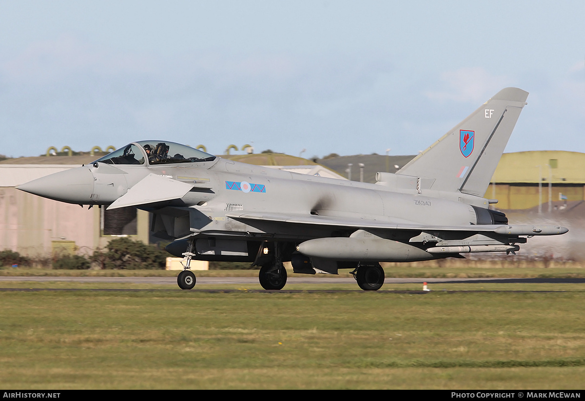 Aircraft Photo of ZK347 | Eurofighter EF-2000 Typhoon FGR4 | UK - Air Force | AirHistory.net #377299
