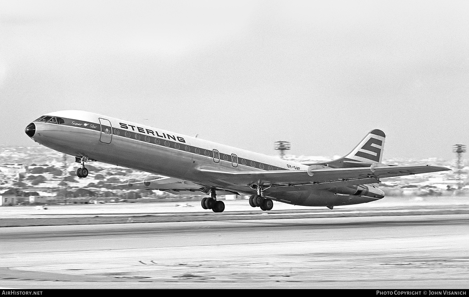 Aircraft Photo of OY-SAF | Aerospatiale SE-210 Caravelle 12 | Sterling Airways | AirHistory.net #377312