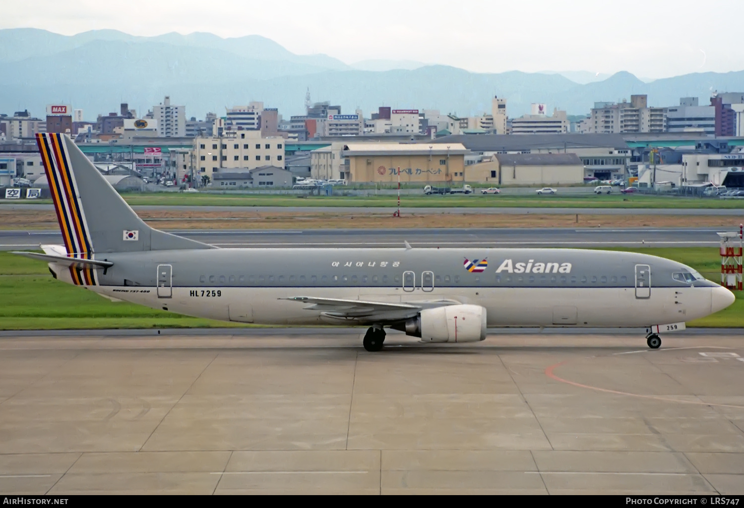 Aircraft Photo of HL7259 | Boeing 737-4Y0 | Asiana Airlines | AirHistory.net #377331