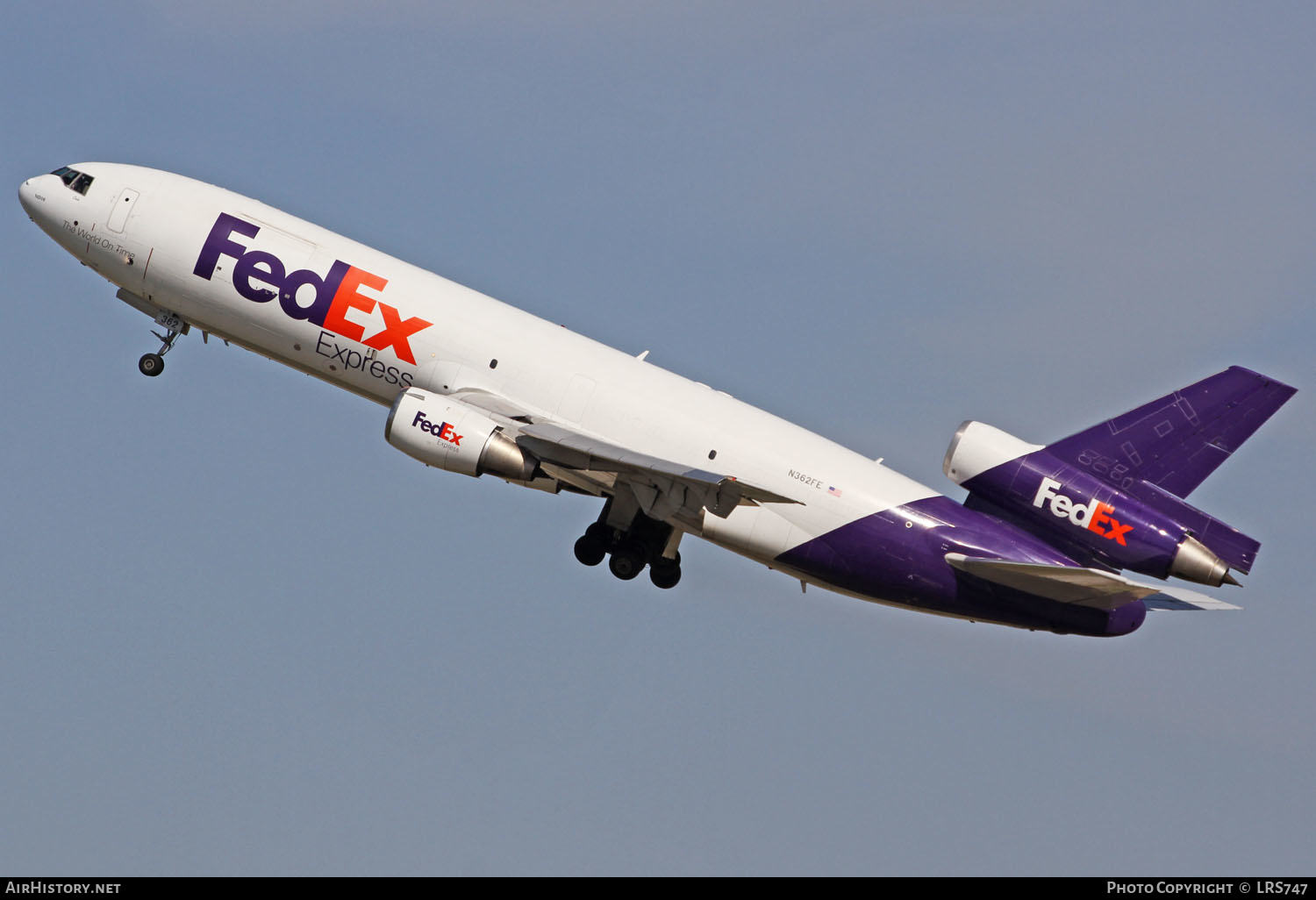 Aircraft Photo of N362FE | Boeing MD-10-10F | FedEx Express | AirHistory.net #377376
