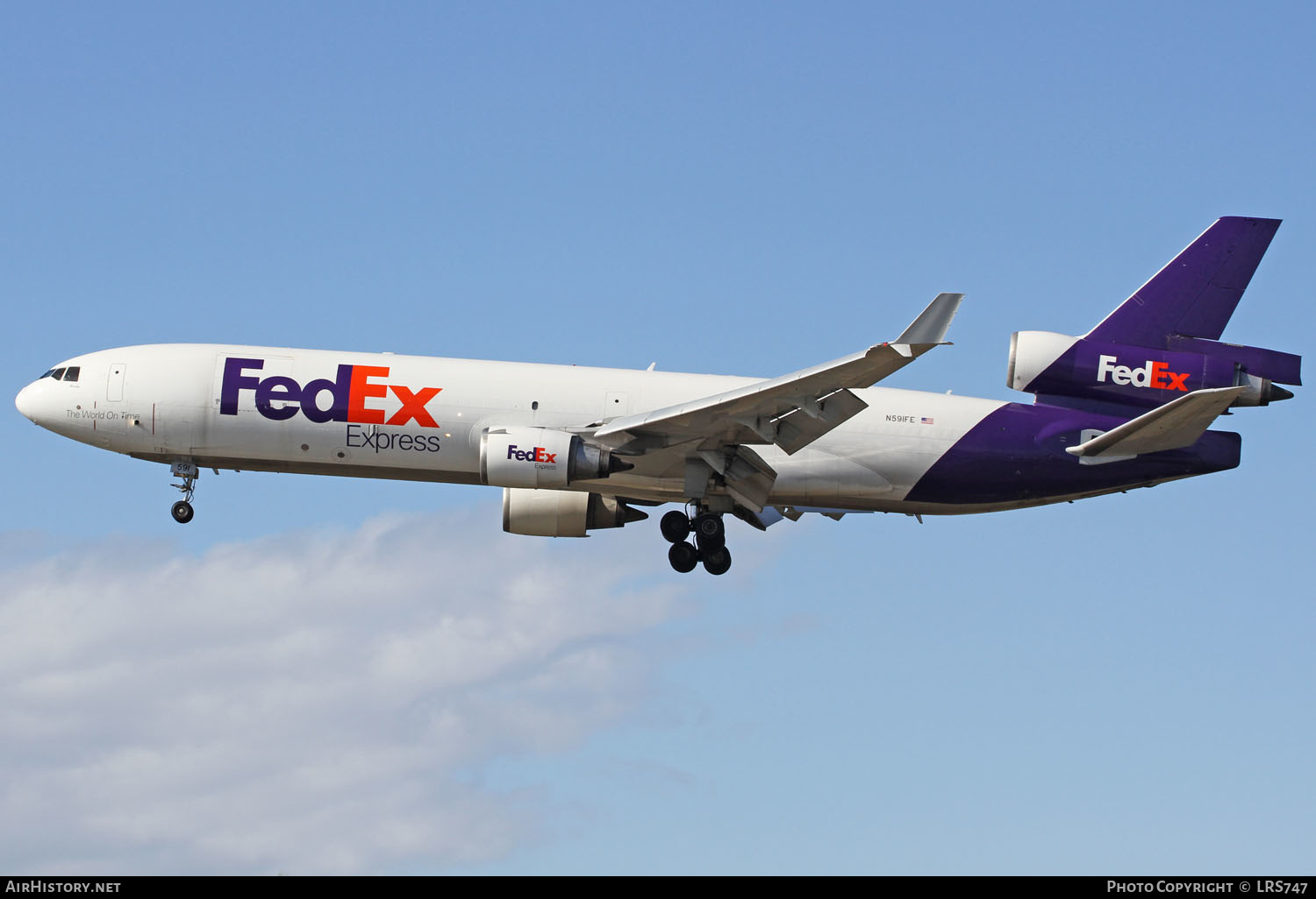 Aircraft Photo of N591FE | McDonnell Douglas MD-11/F | FedEx Express | AirHistory.net #377378